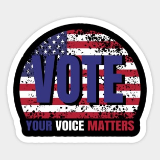 vote (your voice matters) Sticker